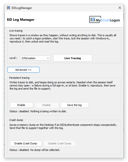 Built-in diagnostics