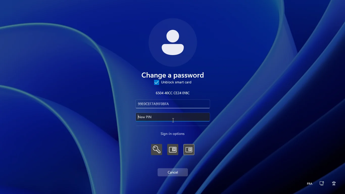Integrated unblock screen with the challenge