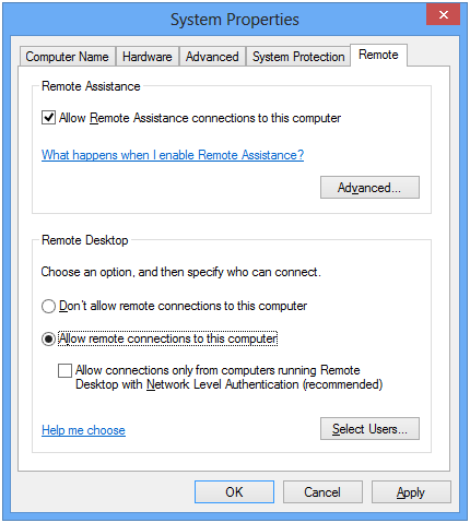 RDP connection without NLA