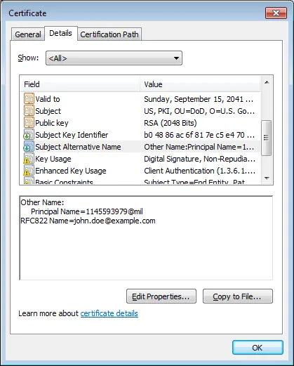 AD Users and Computers user logon name